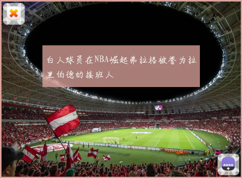 白人球员在NBA崛起弗拉格被誉为拉里伯德的接班人